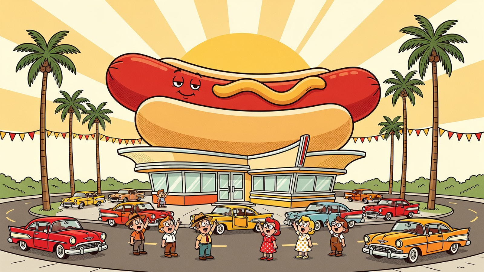 Hot Dog Summer reveal art