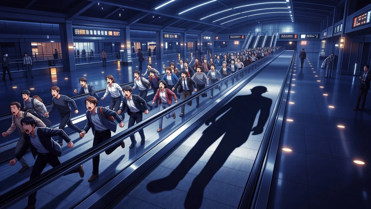 Security footage: baggage claim